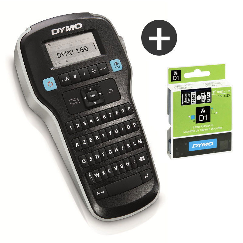 Pack tiqueteuse LabelManager 160 + ruban Dymo D1