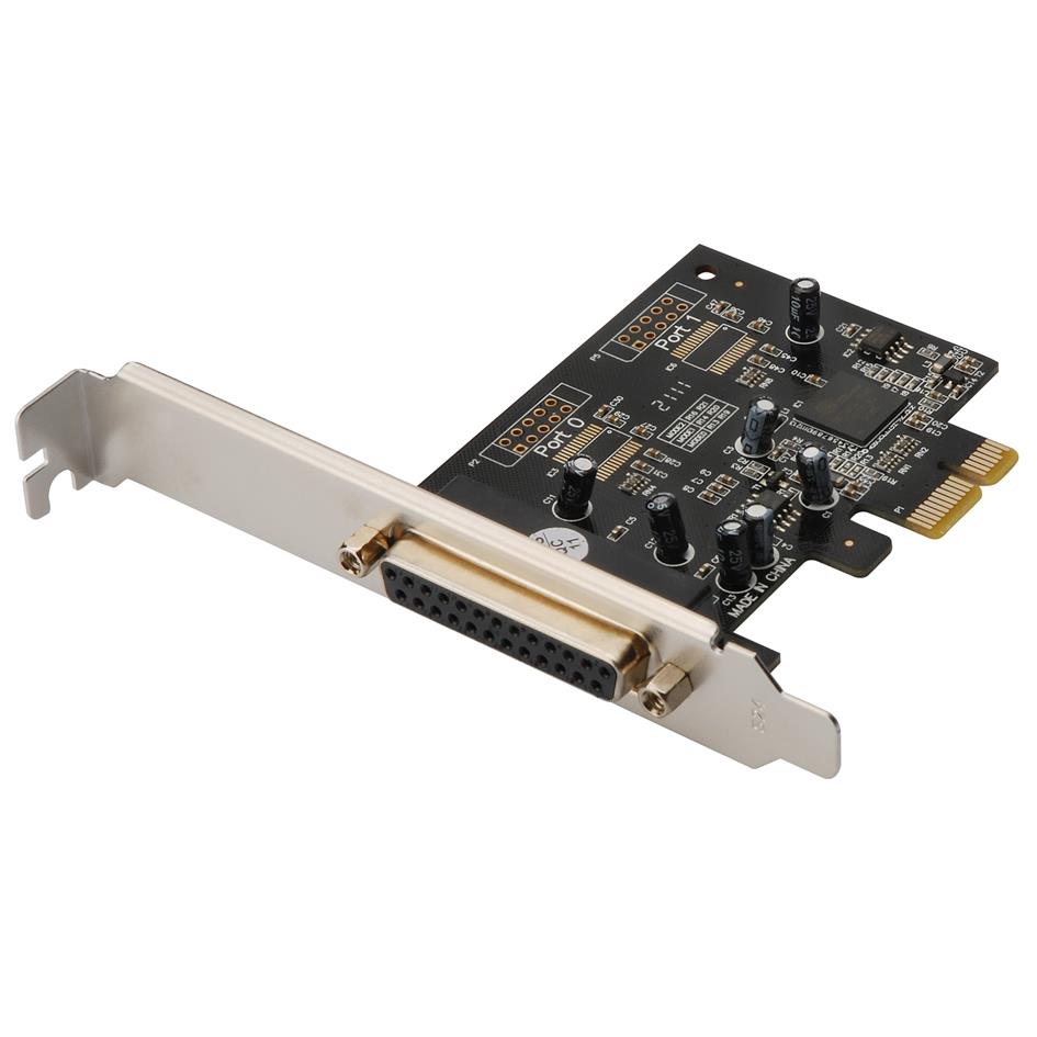 DIGITUS Carte PCI Express parallle, 1 port + Low Profile
