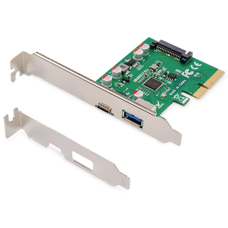 DIGITUS Carte d'interface USB 3.1 PCI Express