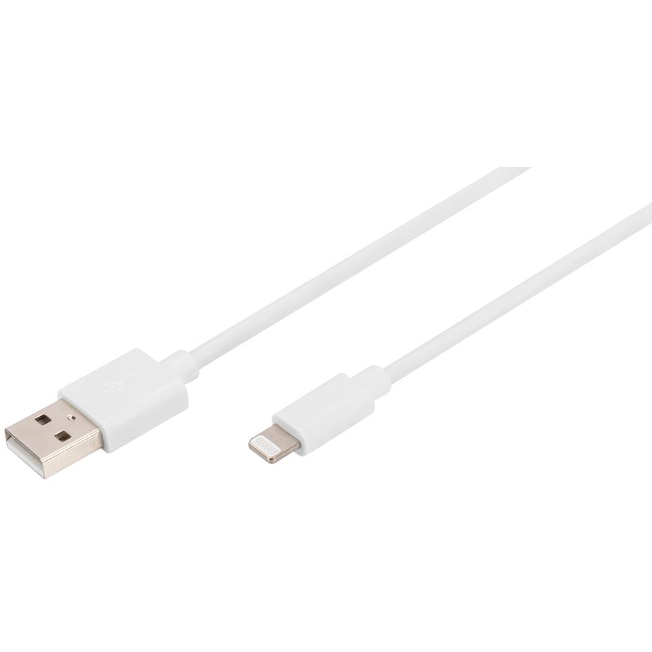 DIGITUS Cble de donnes/charge Lightning Apple, USB-A