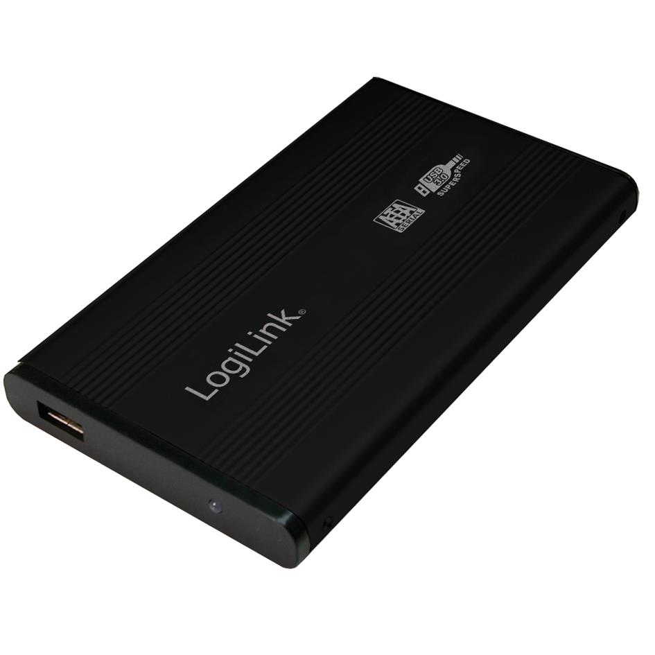 LogiLink Botier pour disque dur SATA 2,5', USB 3.0, noir