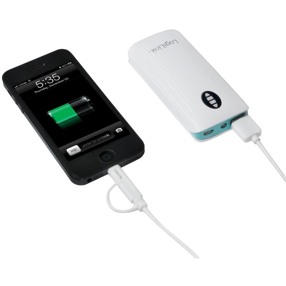 LogiLink Cble de synchronisation & de charge, 1,0 m