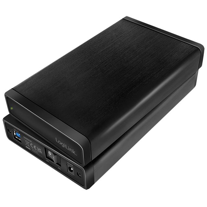 LogiLink Botier pour disque dur SATA 3,5', USB 3.0, noir