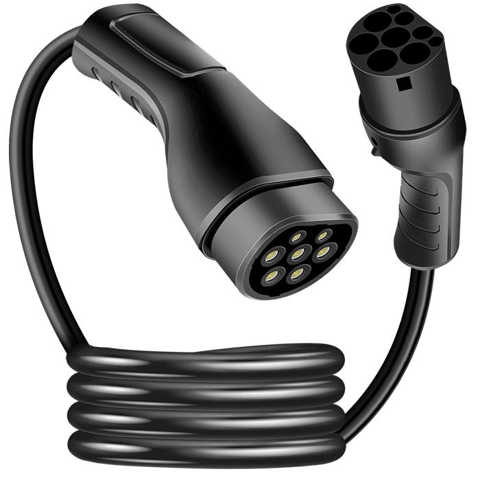 LogiLink Cble de chargement pour voiture lectrique, type 2