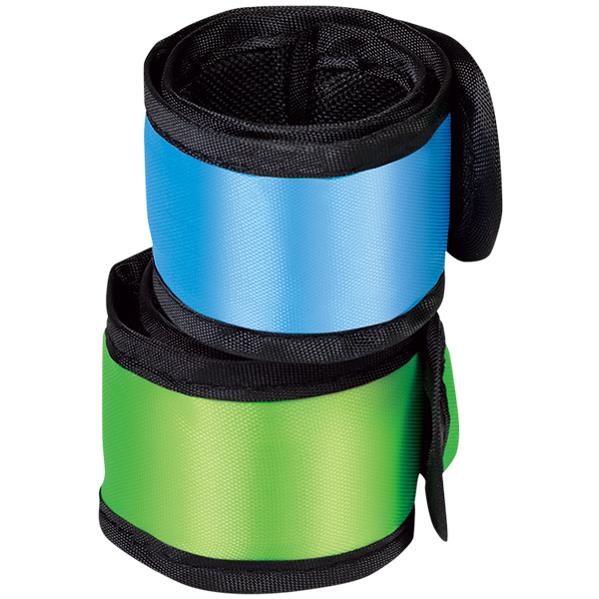 LogiLink Bande rflchissante LED, set de 2, bleu & vert