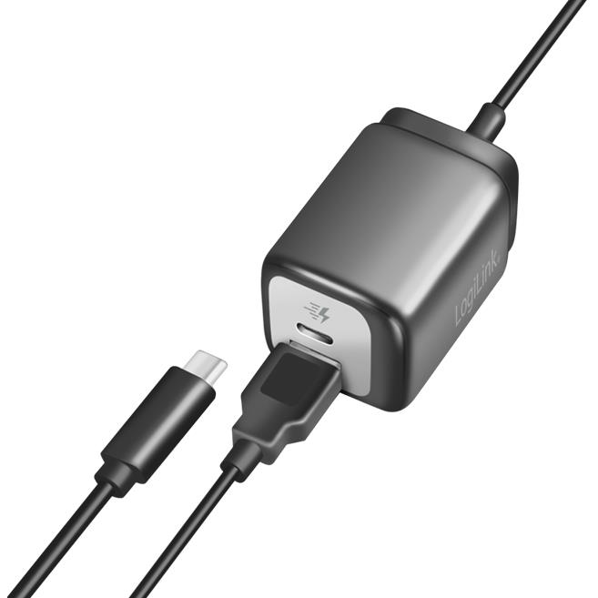 LogiLink Adaptateur double USB, USB-A & USB-C femelle