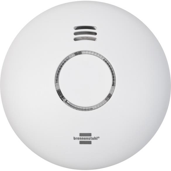 brennenstuhl Dtecteur de fume connect Wifi WRHM01, blanc