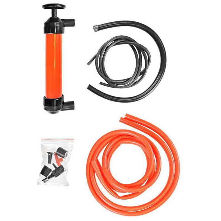 IWH Pompe  air et  siphon, noir/rouge