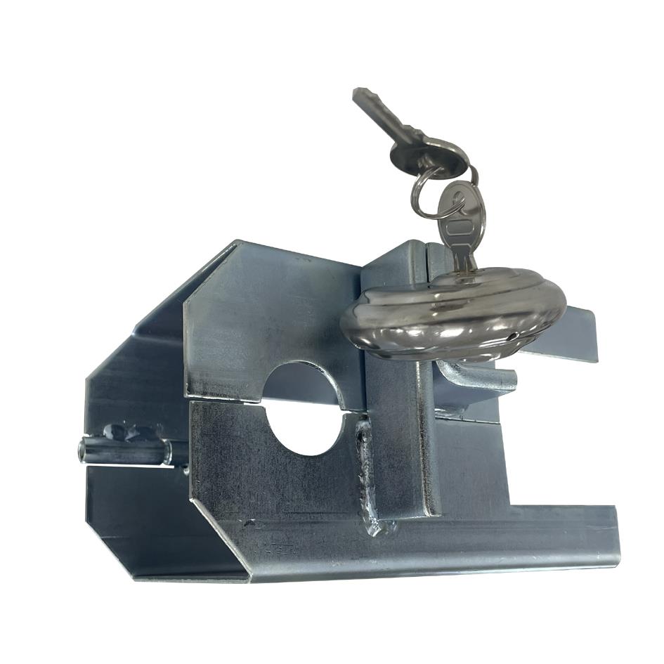 IWH Antivol de remorque et caravane, rabattable,  cadenas
