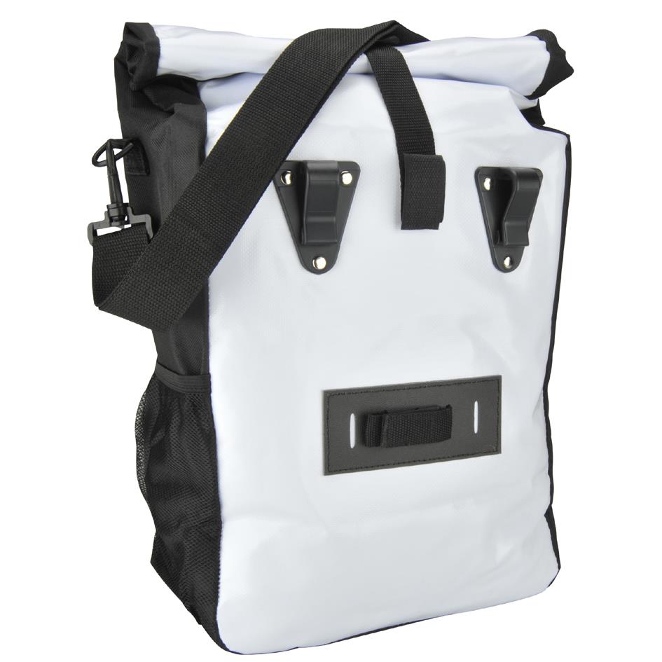 FISCHER Sacoche de vlo Coursier, blanc / noir
