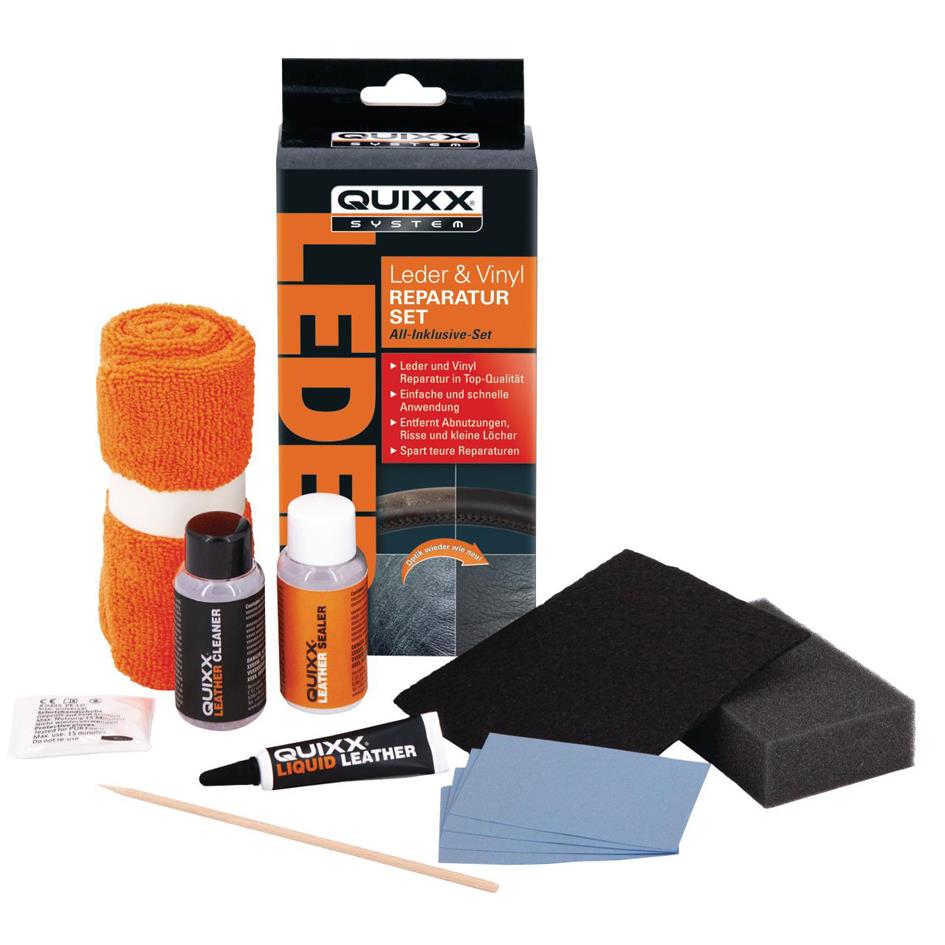 QUIXX Kit de rparation pour cuir, 10 pices