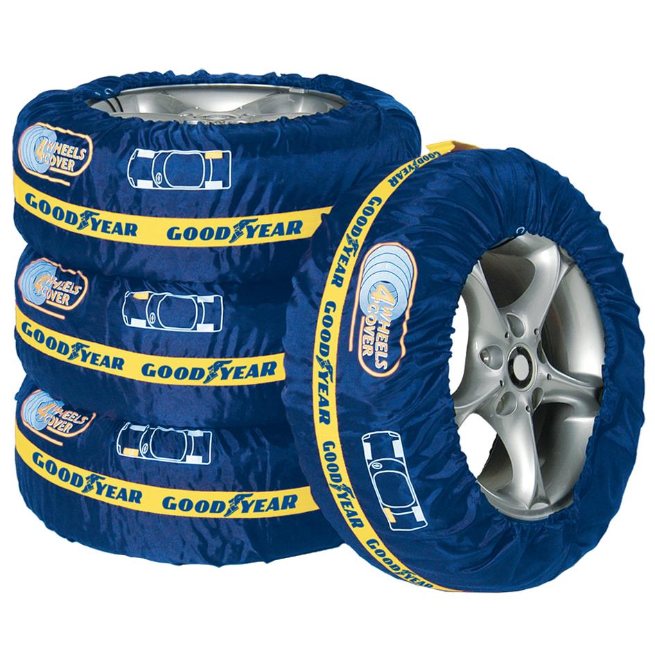 GOODYEAR Kit de housses de protection pour pneus, 4 pices
