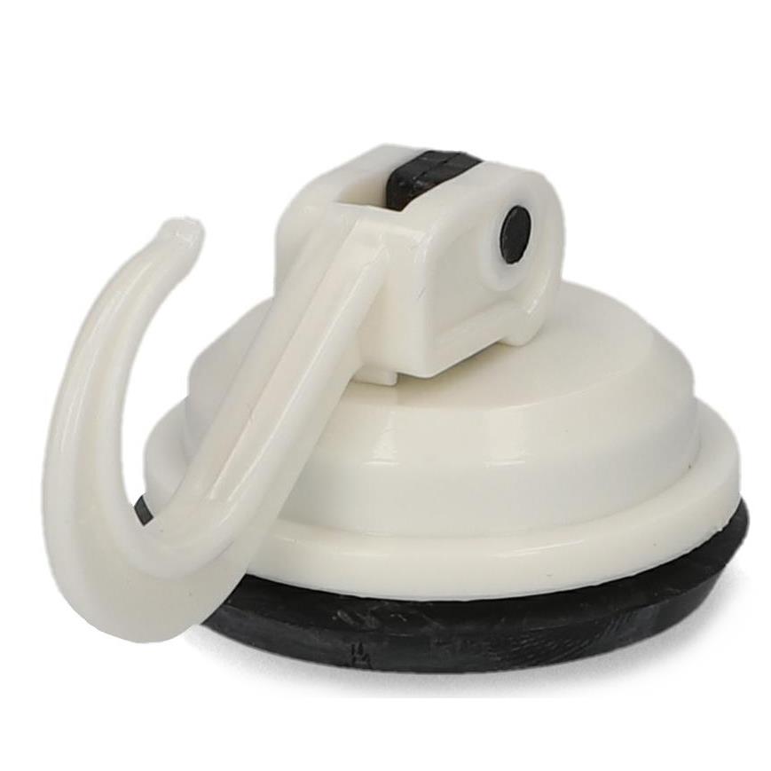 cartrend Crochet  ventouse, capacit de charge: 4 kg, blanc