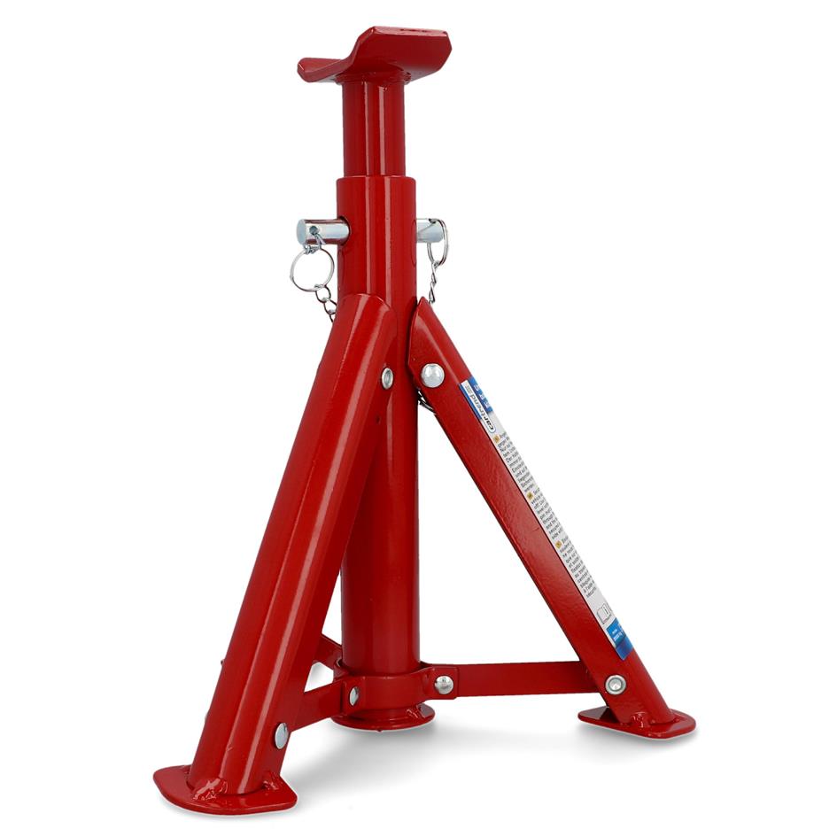 cartrend Chandelle de support, capacit : 2.000 kg, rouge