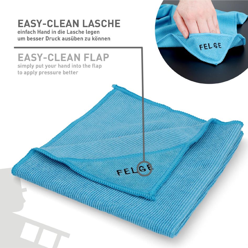 NIGRIN Performance Chiffon en microfibre, pour jantes