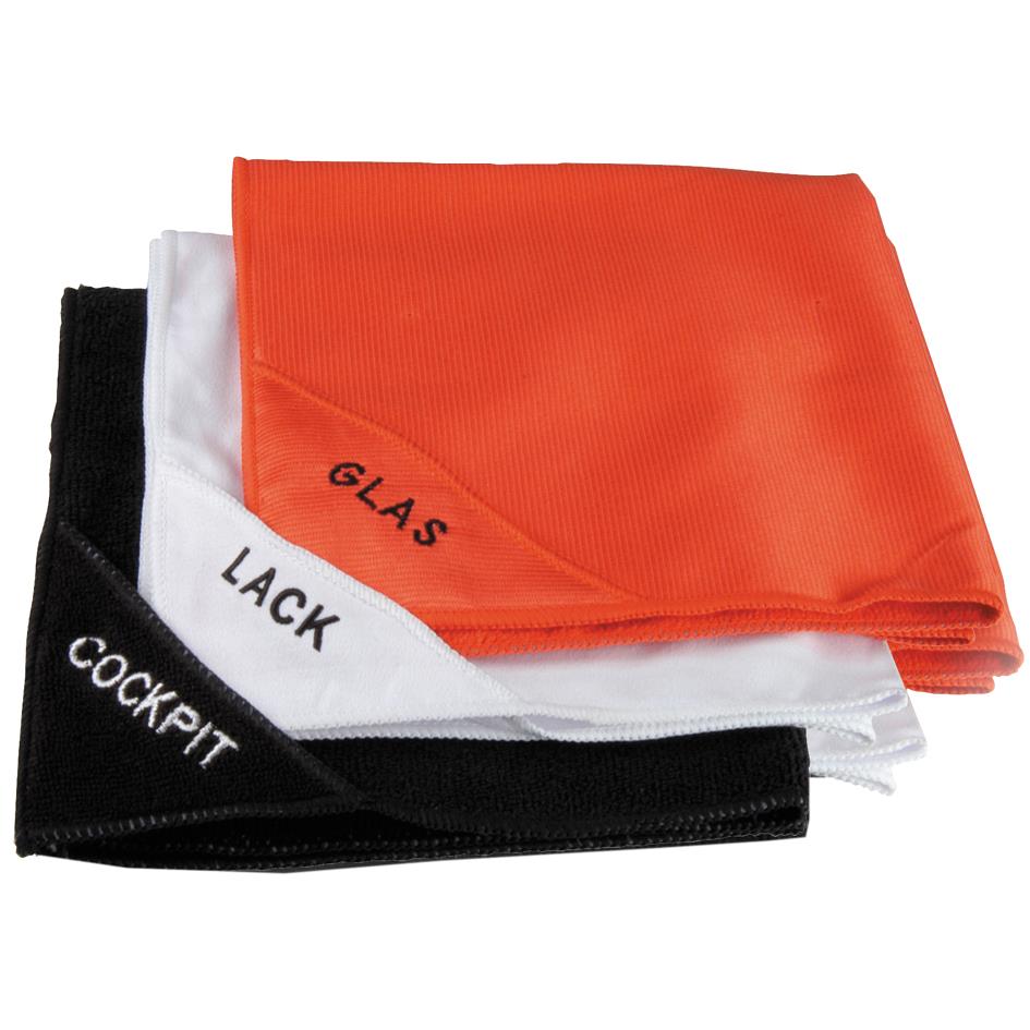 NIGRIN Performance Kit de chiffons microfibre