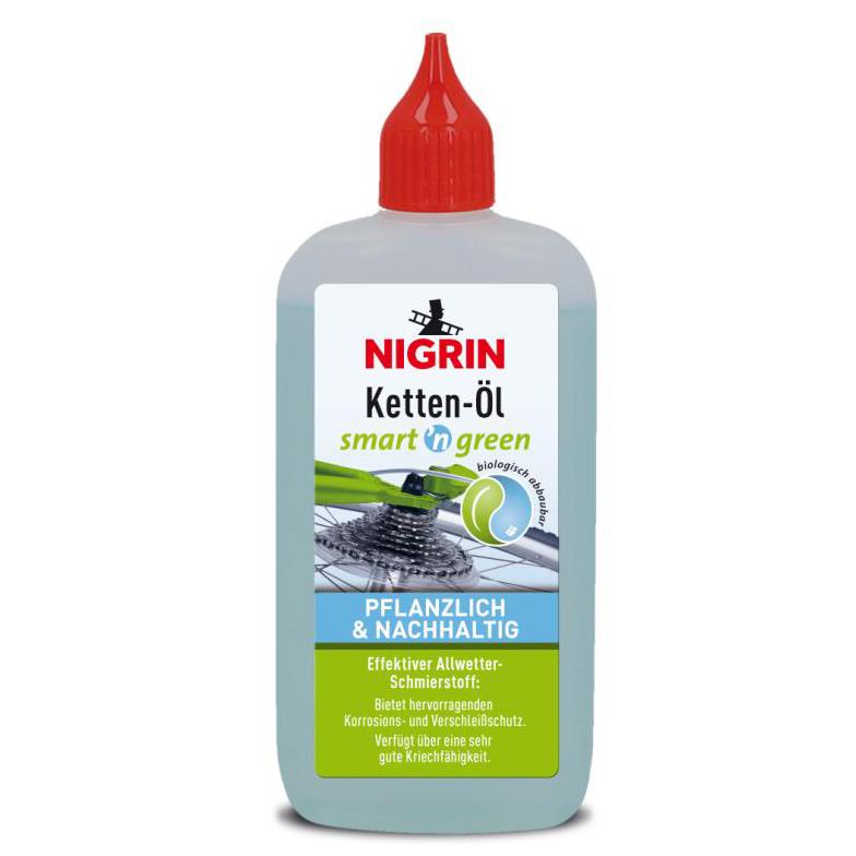 NIGRIN Lubrifiant pour chane de vlo Smart'n Green, 100 ml