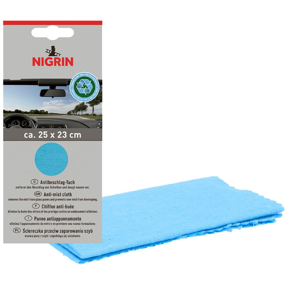 NIGRIN Chiffon anti-bue ECO, bleu, 250 x 230 mm