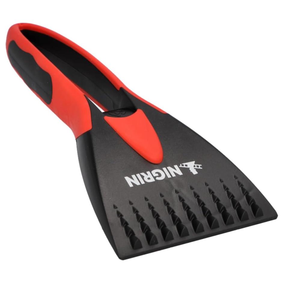 NIGRIN Grattoir  glace 2K, longueur: 210 mm, noir/rouge