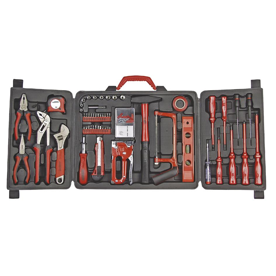 BRDER MANNESMANN Jeu d'outils, 60 pices, coffret