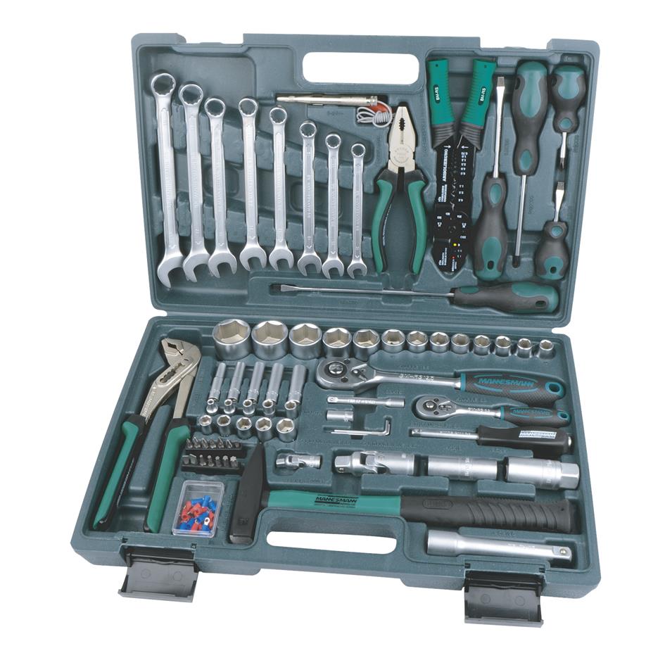 BRDER MANNESMANN Jeu d'outils, 99 pices, dans un coffret