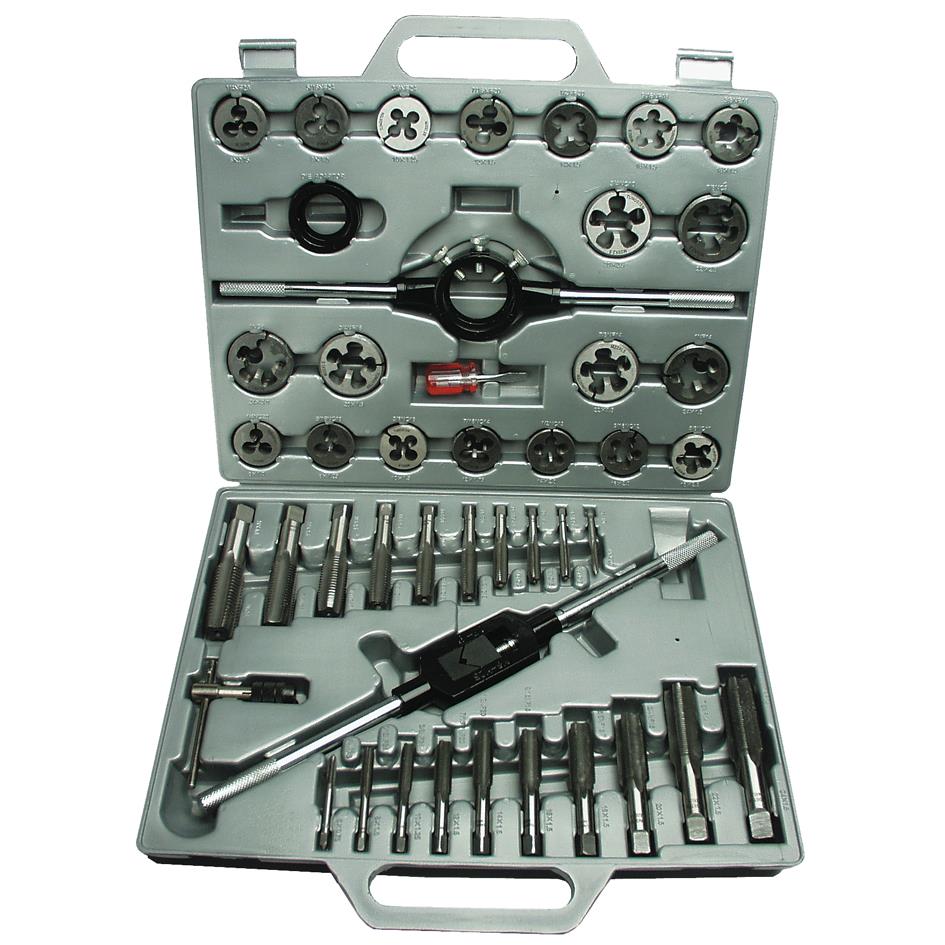 BRDER MANNESMANN Kit de tarauds, 45 pices, malette