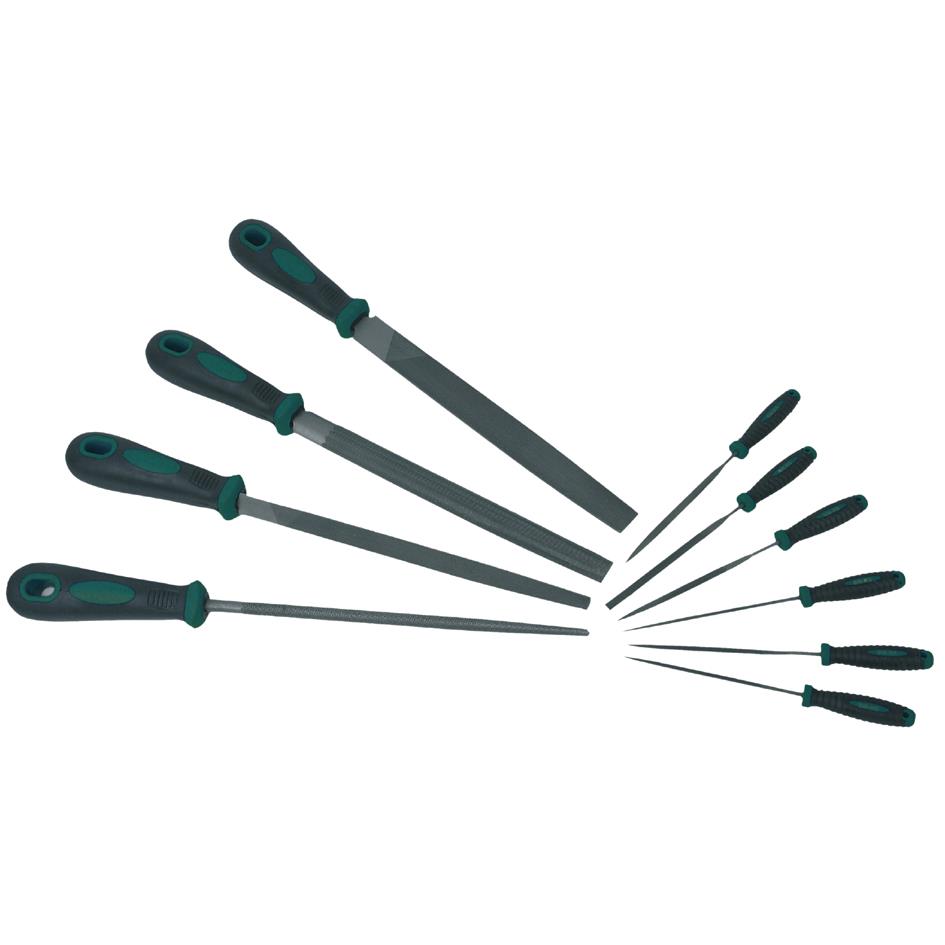 BRDER MANNESMANN Kit de limes d'atelier, 10 pices, blister