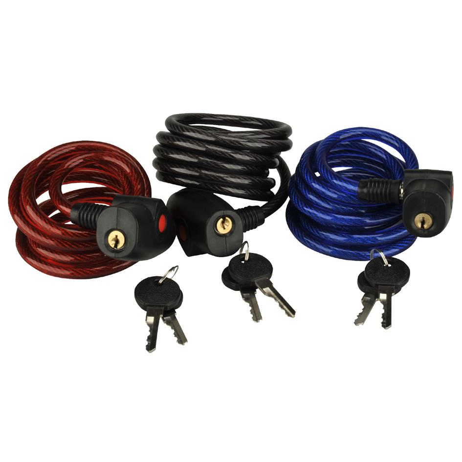 FISCHER Cble antivol pour vlo Family, longueur: 1.800 mm