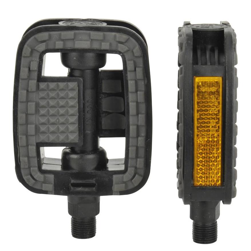 FISCHER Pdale de vlo, pour vlo de randonne, noir