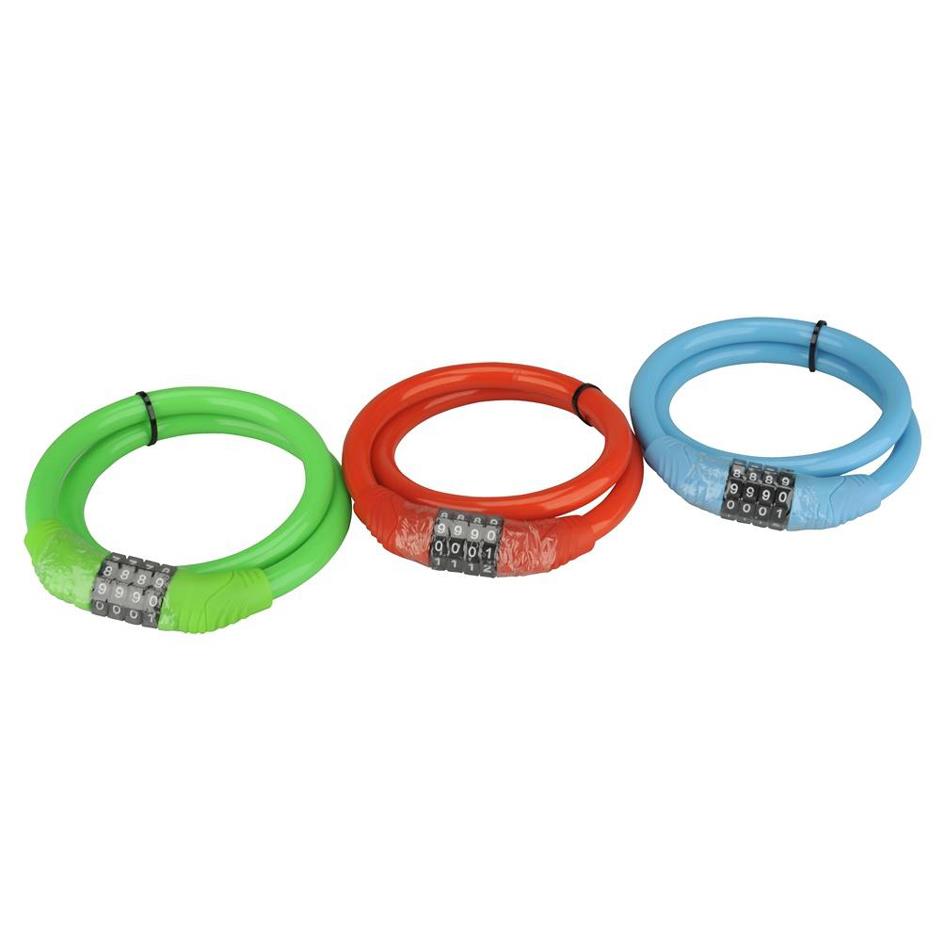 FISCHER Cble antivol pour vlo, longueur : 650 mm, assorti