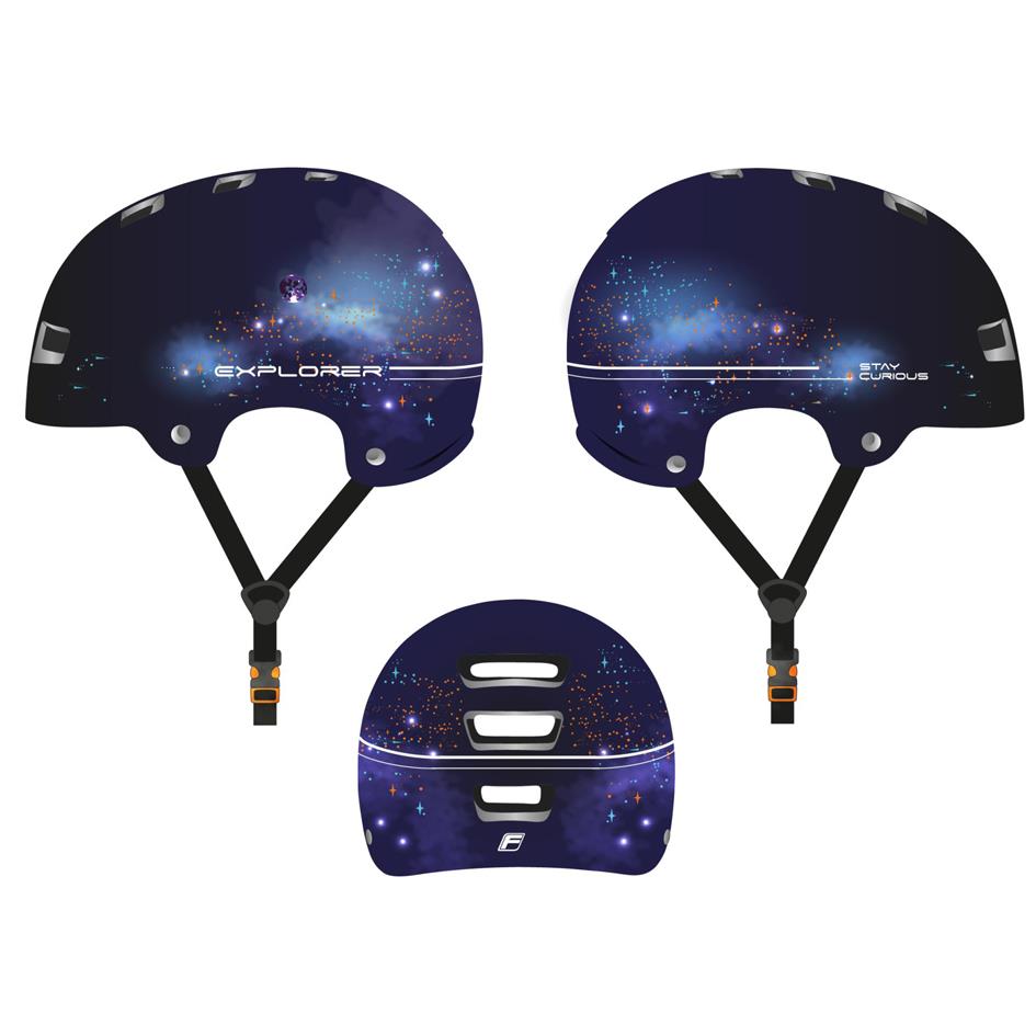 FISCHER Casque de vlo enfant 'BMX Universe', taille: S/M