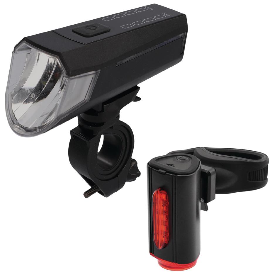 FISCHER Set d'clairage  LED rechargeable USB TWIN, 80 lux