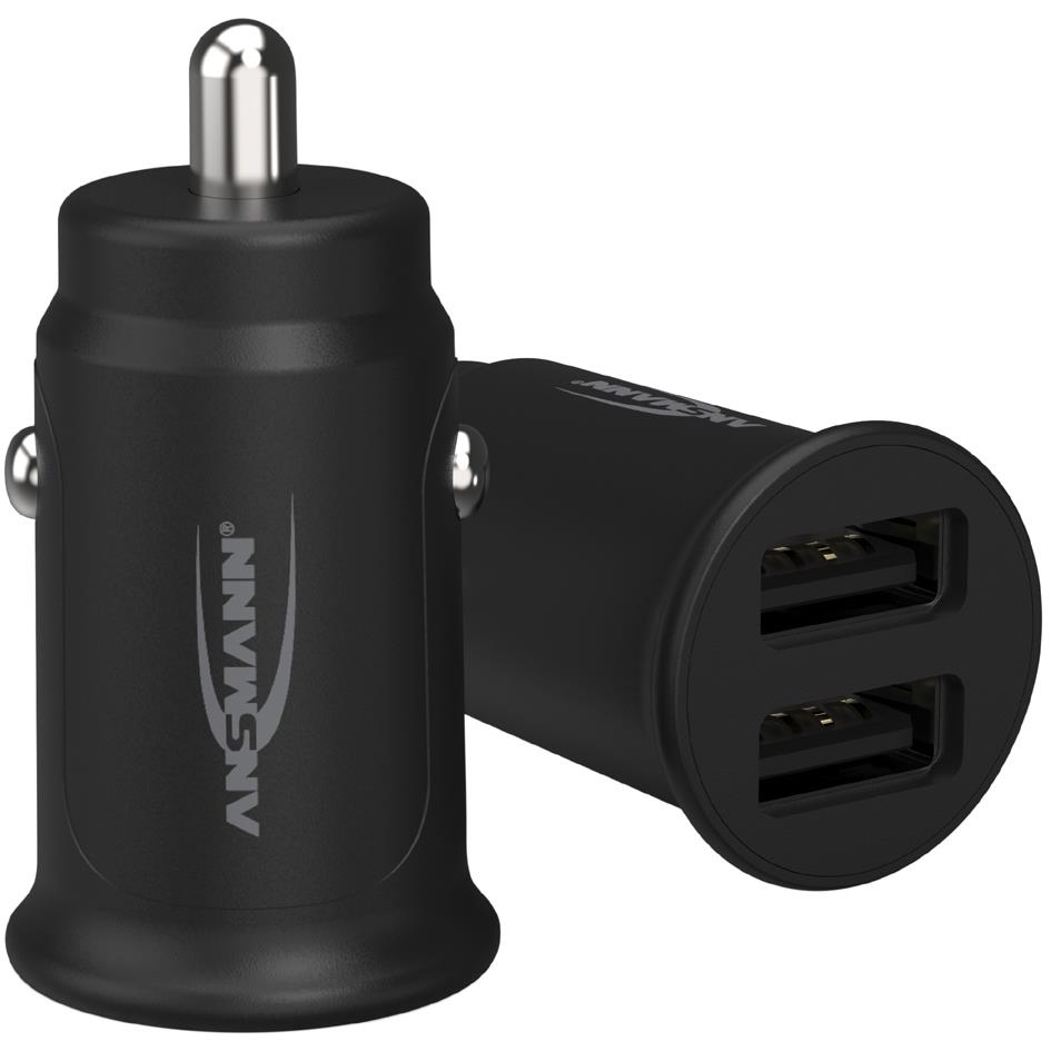 ANSMANN Chargeur voiture USB In-Car-Charger CC212, 2x USB