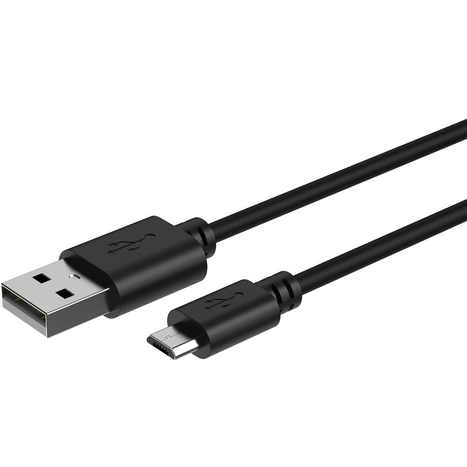 ANSMANN Cble de donnes & de chargement, USB-Micro USB, 1 m