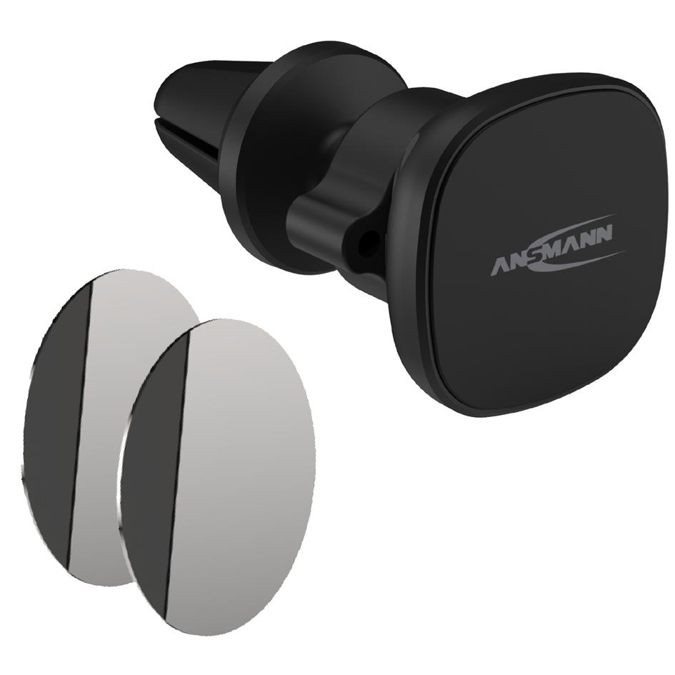 ANSMANN Support magntique de smartphone pour voiture, noir