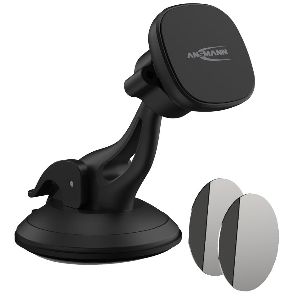 ANSMANN Support magntique de smartphone pour voiture, noir