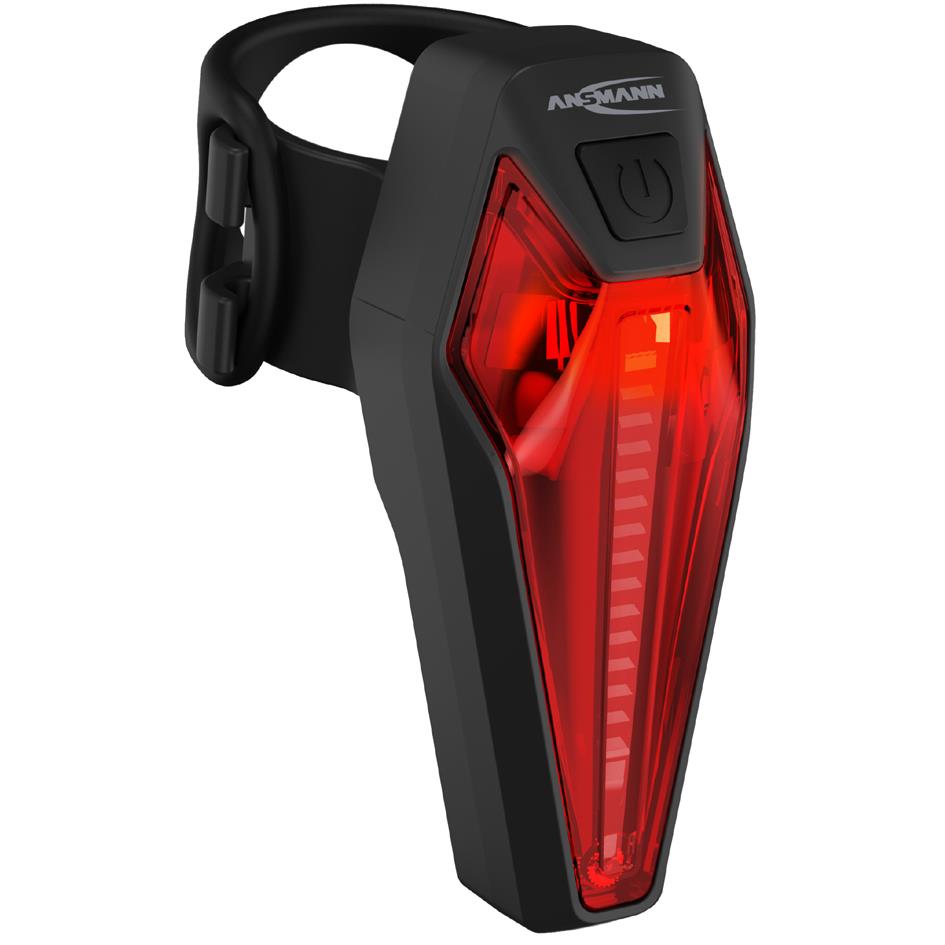 ANSMANN Feu arrire de vlo LED avec fonction de feu stop