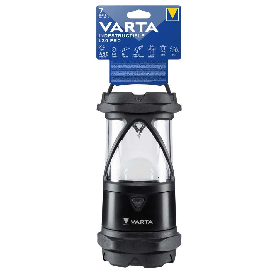 VARTA Lampe de camping 'Indestructible L30 Pro', noir