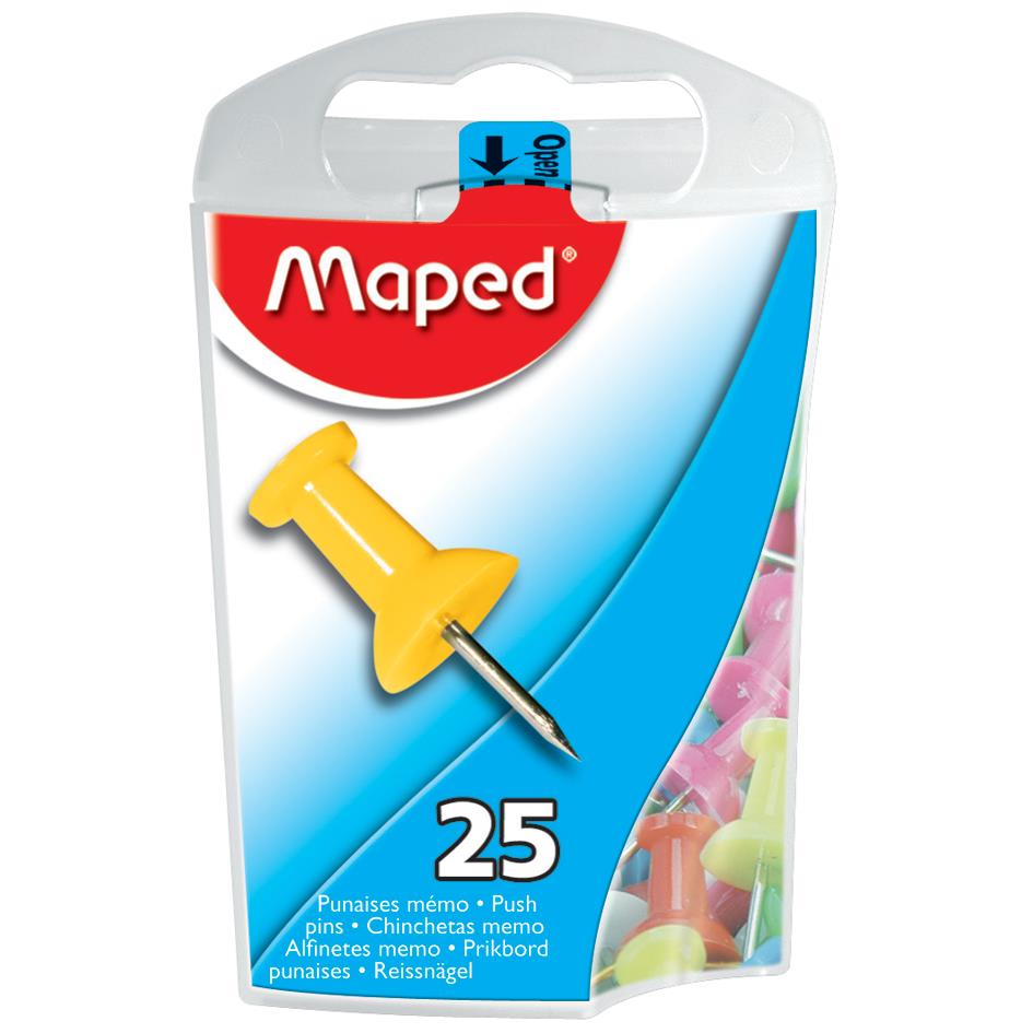 Maped Punaises, assorti, bote distributrice