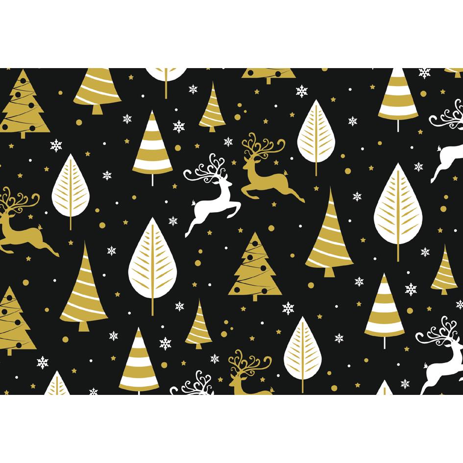 SUSY CARD Papier cadeau de Nol 'Ho Ho Ho'