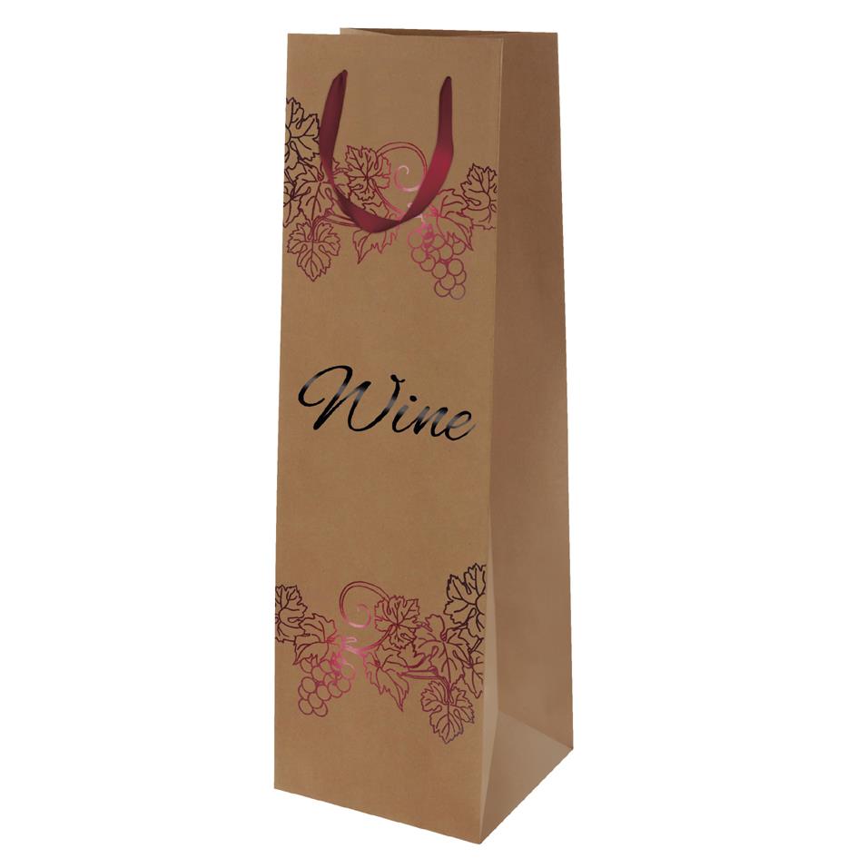 SUSY CARD Sac cadeau pour bouteille 'Wine Bouquet'
