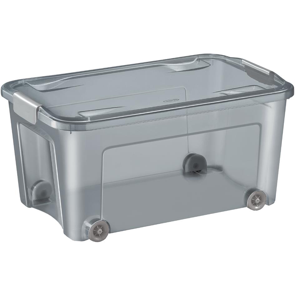 CEP Bote de rangement SHADOW, avec roues, 43 litres