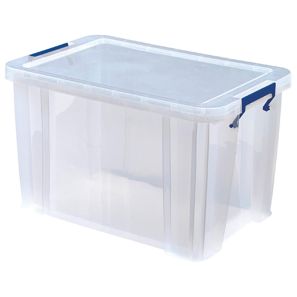 Fellowes Bote de rangement ProStore, 26 litres, transparent