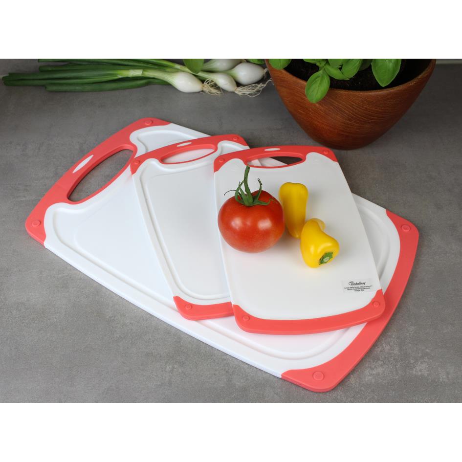 Linden Berg Planche  dcouper, 245 x 400 mm, blanc/orange