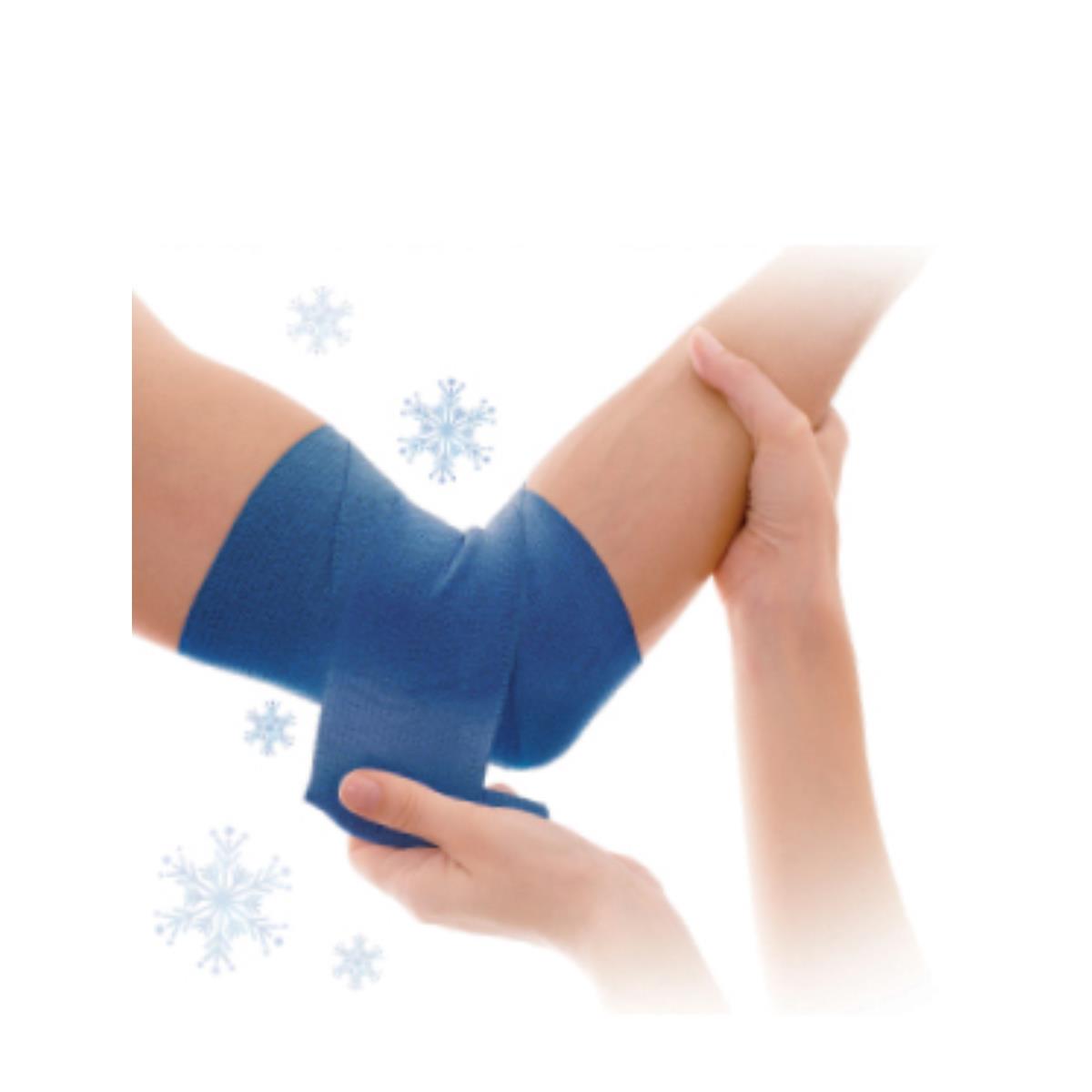 HARO Bande rafra�chissante, 100 mm x 2,7 m, bleu