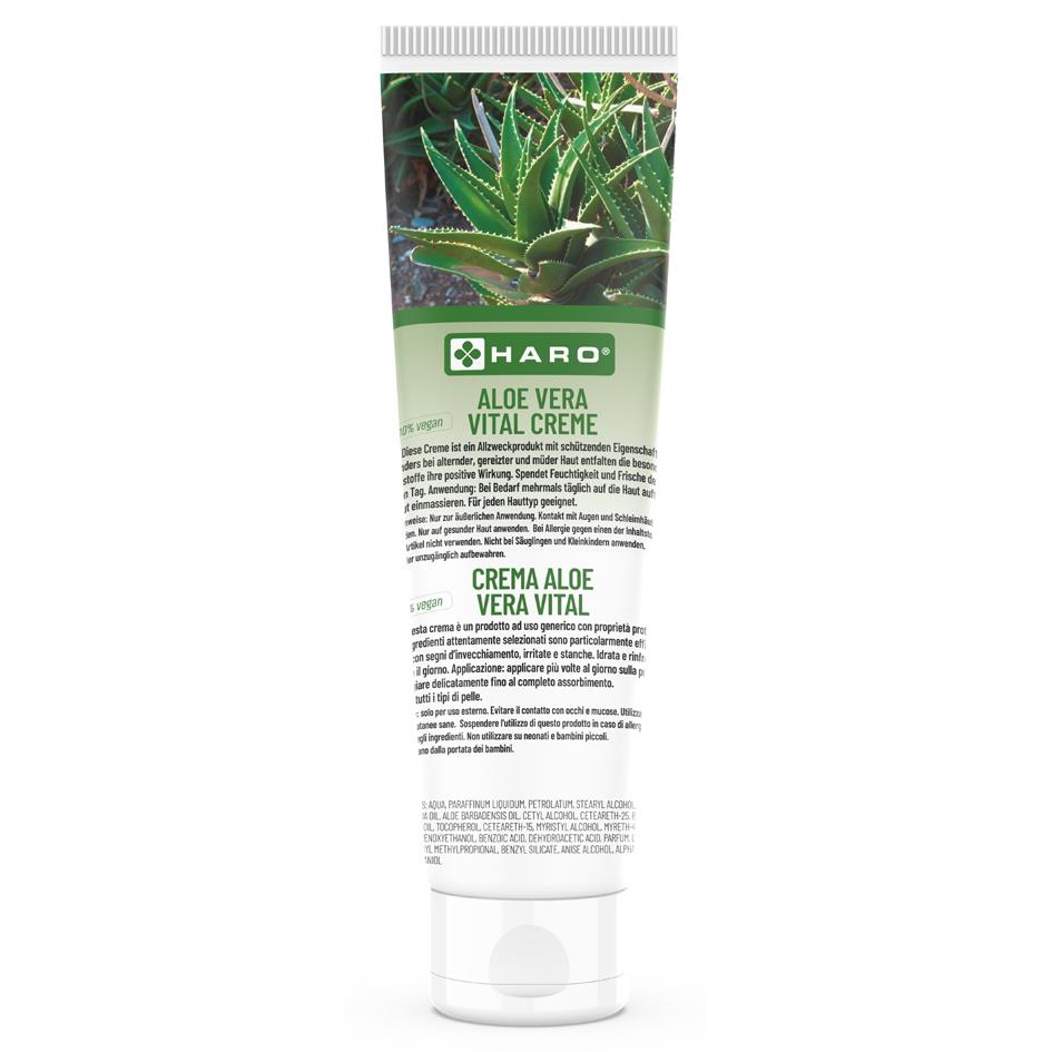 HARO Crme Alo Vera Vital, tube de 100 ml