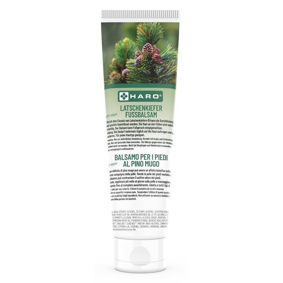HARO Baume soin des pieds au pin de montagne, tube de 100 ml