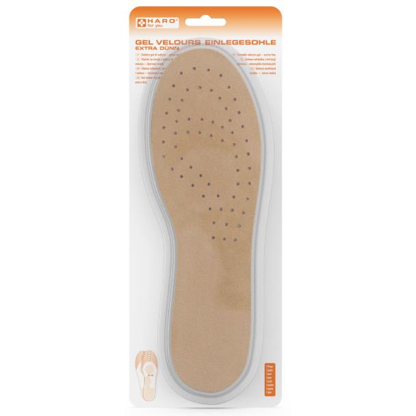HARO Semelle intrieure Gel Velours, pointure: 36-46