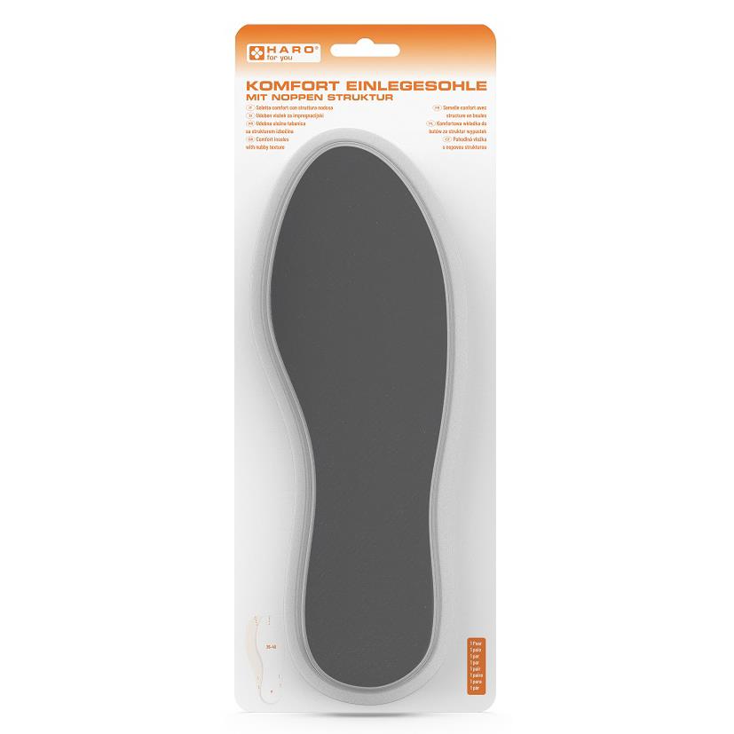 HARO Semelle intrieure avec structure en picots, 36-40