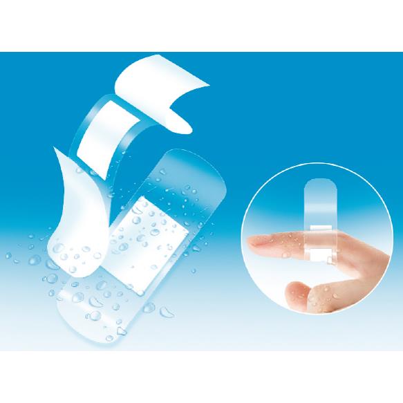 HARO Pansement impermable, transparent, pack de 10